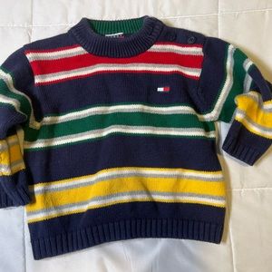 Tommy Hilfiger cotton striped sweater boys